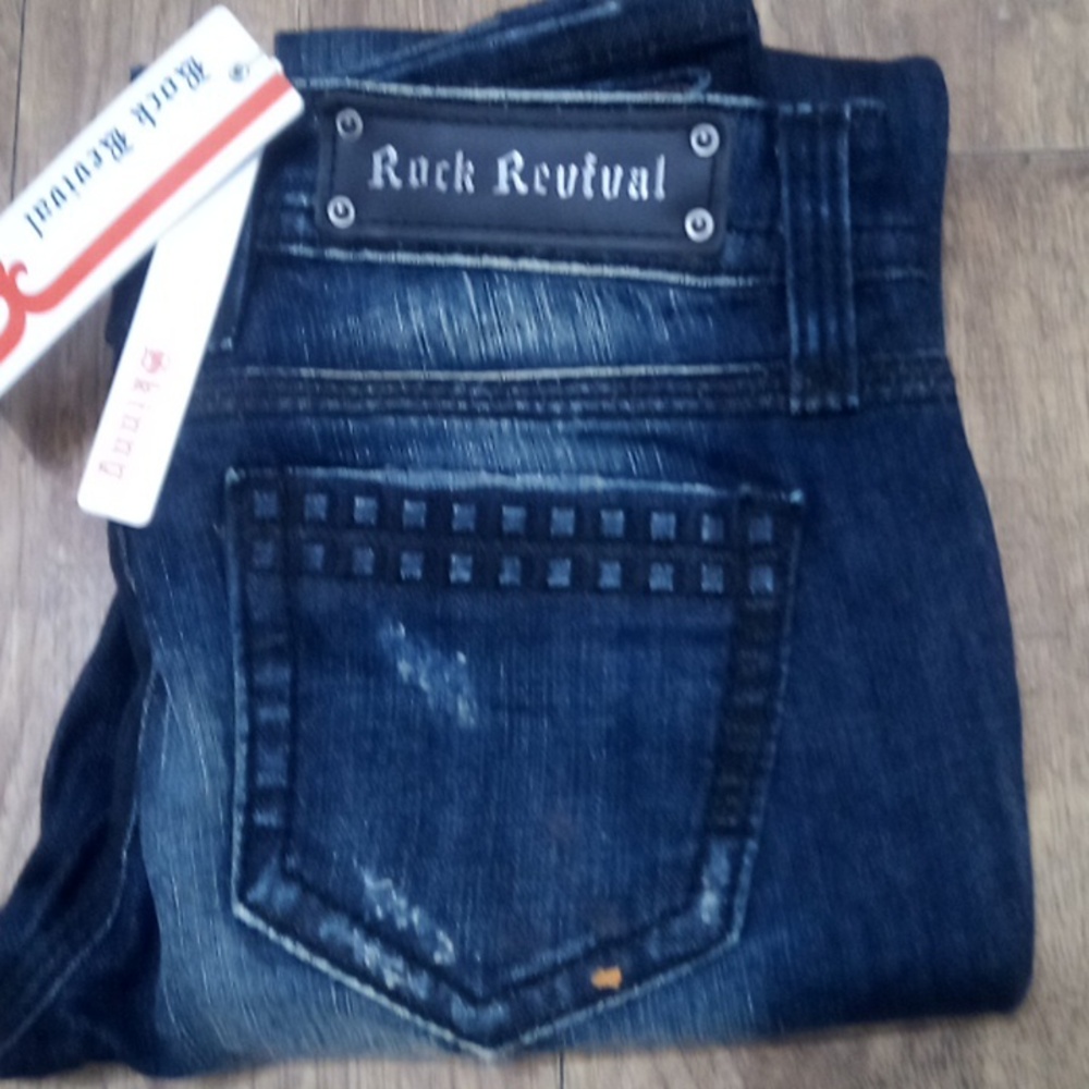 Rock Revival NWT Women's Jo DEADSTOCK Circa 2014 Spatter Skinny Jeans